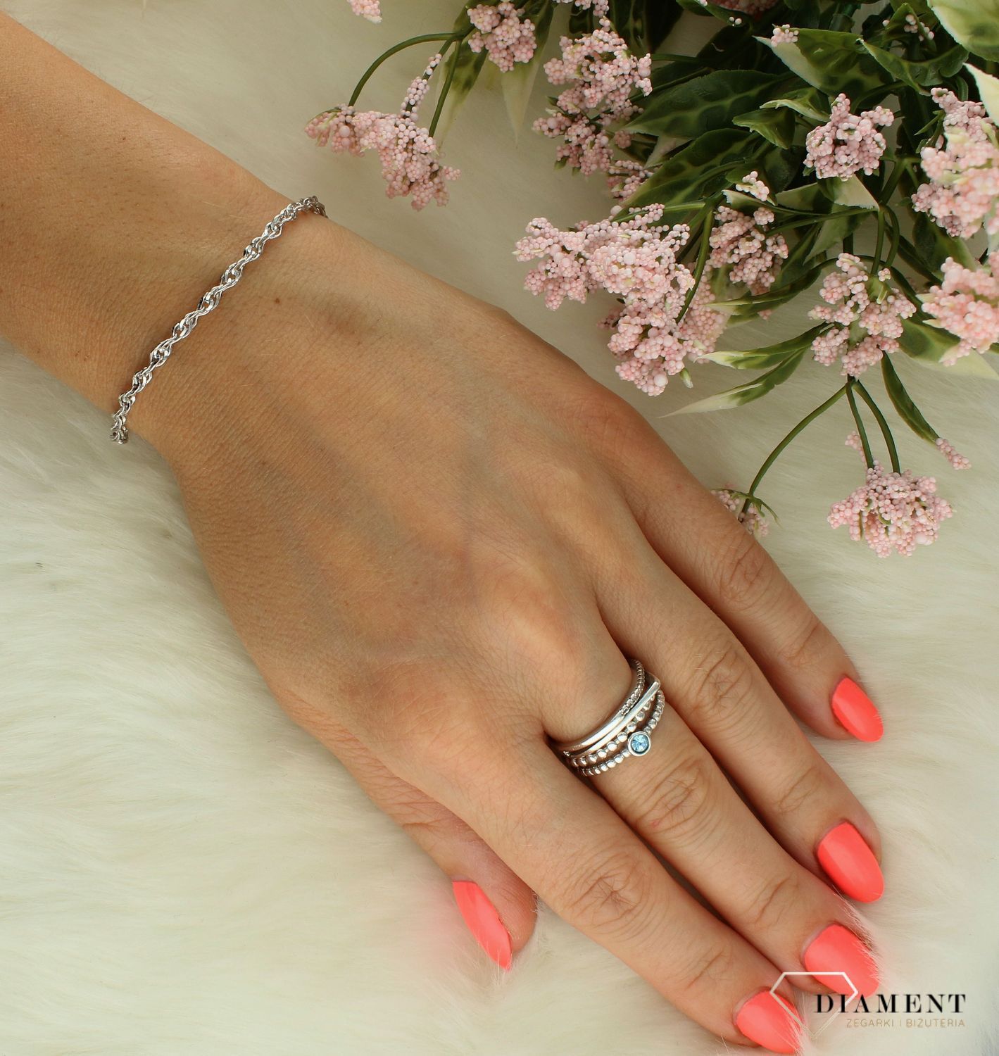 Bransoletka srebrna 925 splot singapur 3 mm rodowana DIA-BRA-2088R-60-925 3mm (1).jpg